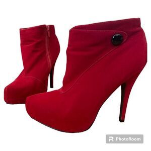 Charlotte-russe Women's Red Boots